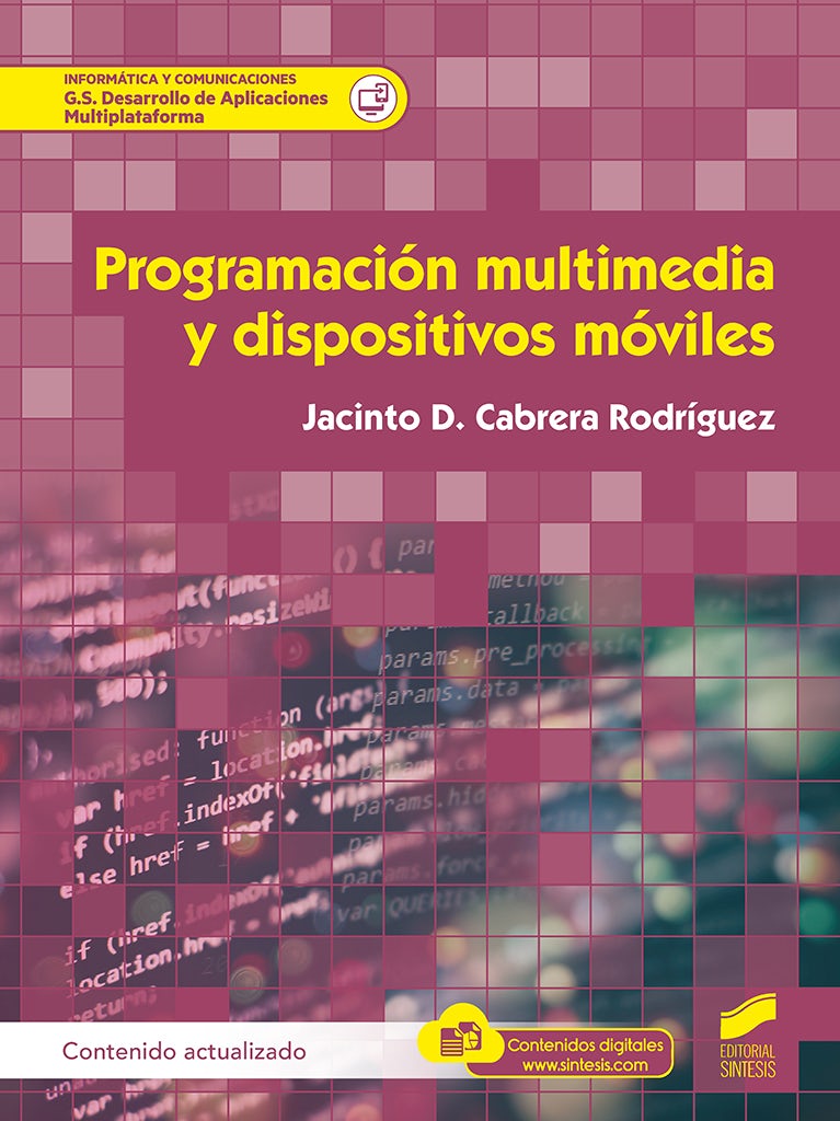 Portada del título programación multimedia y dispositivos móviles (contenido actualizado)